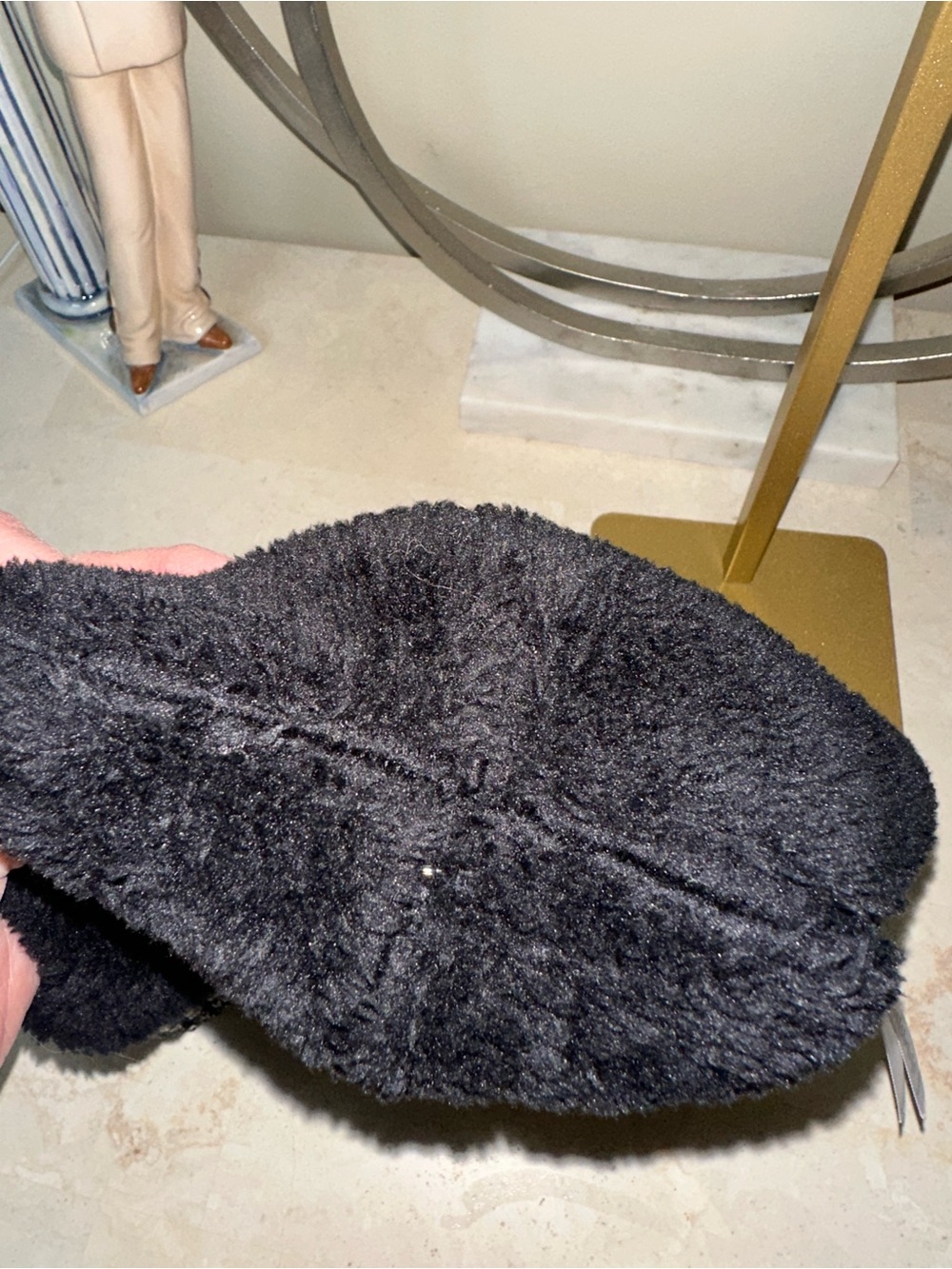 NWT LULU Black & White Marled Pom Beanie - Picture 7 of 8